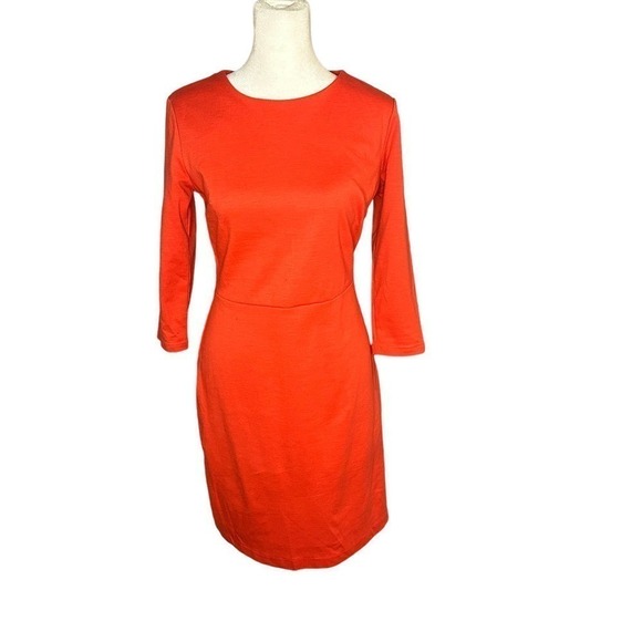 OLD Navy Orange Body Con Dress Size XS - Picture 1 of 6